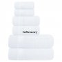 InMemory White Ultra Soft 6 Pack Cotton Towel Set