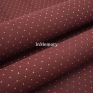 InMemory Beige Pattern on Crimson 100% Cotton Woven Poplin Fabric by The Yard