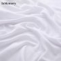InMemory 60 Inch Wide 1 Yard White Chiffon Sheer Fabric