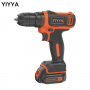 YIYYA 12V Max Cordless Power Drill with Battery and Charger