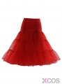 Red Short Flare Slip Women Prince Dress Petticoats/Underskirt